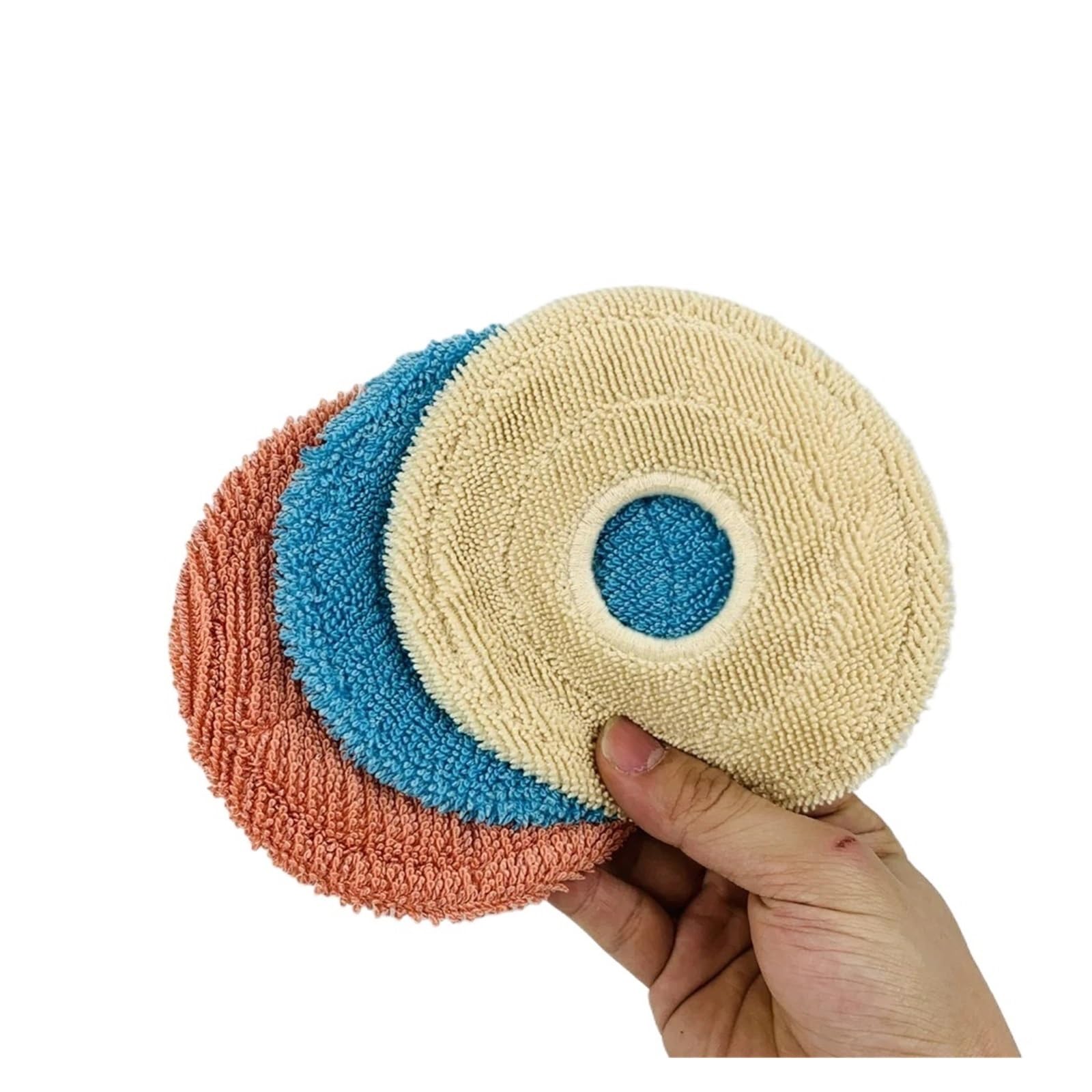 2 Stück Plüsch-Mopptuch-Ersatzzubehör