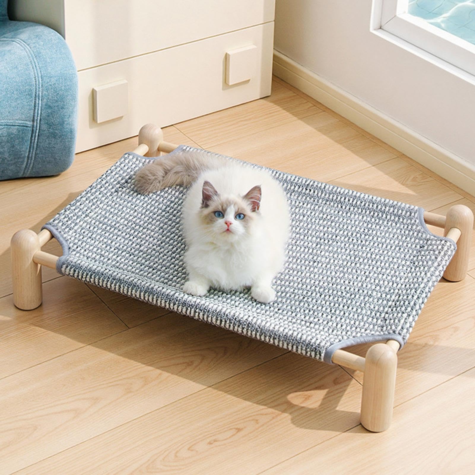 Erhöhtes Katzenbett Feuchtigkeitsresistente Ganzjahresmöbel