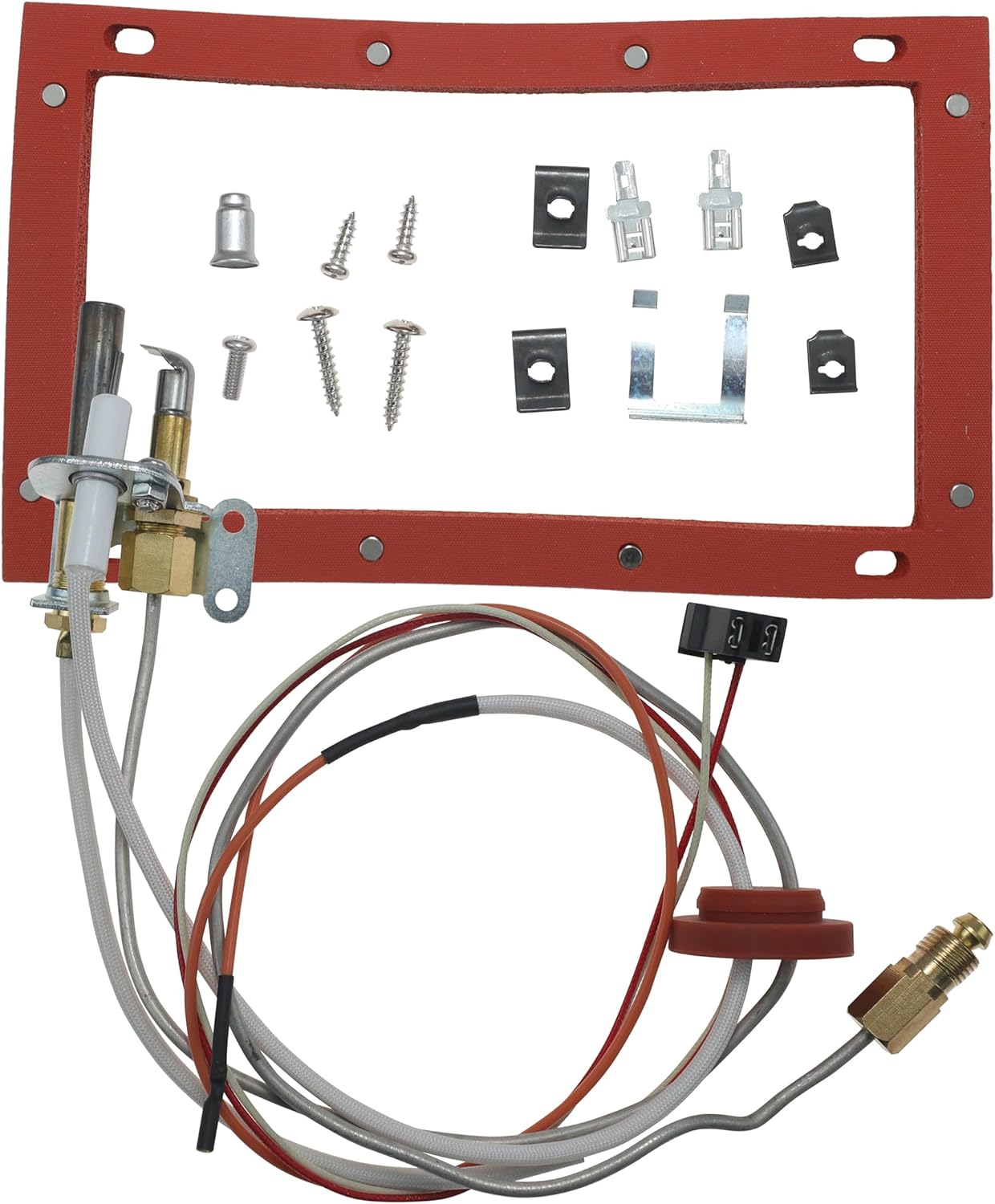 METER STAR Pilot Burner Assembly Replacement for Rheem, Ruud & Richmond Water Heaters - Fits Kit SP20824, SP20754, SP21058, SP21059, SP20800 - Natural Gas (NG) with LP Orifice