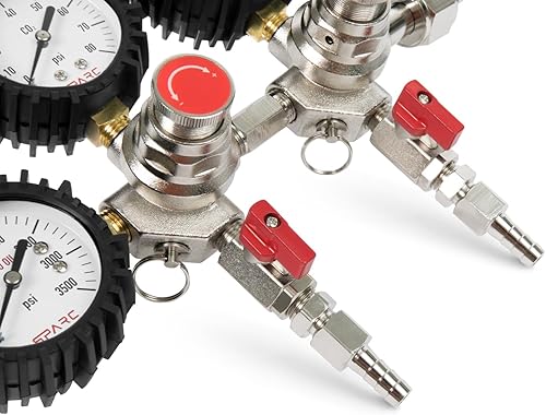 Miniatura 8 de SPARC Premium Gen2 Regulador de CO2 de doble salida para cerveza Kegerator, refrescos, barras, Kombucha CGA320 2 años de garantía de EE. UU