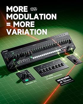 Donner Essential L1 シンセサイザー 64ステップシーケンサー Amazon.com: Donner ESSENTIAL L1 Synthesizer with 64-Step