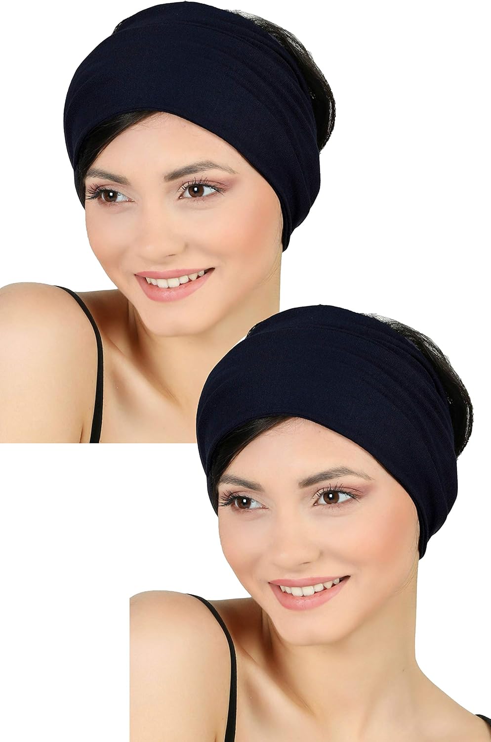 Cappello Con Sciarpa Cucita Per Caduta Capelli - Copricapo Donna, Versatile E Elegante, Taglia Unica - Foto 4