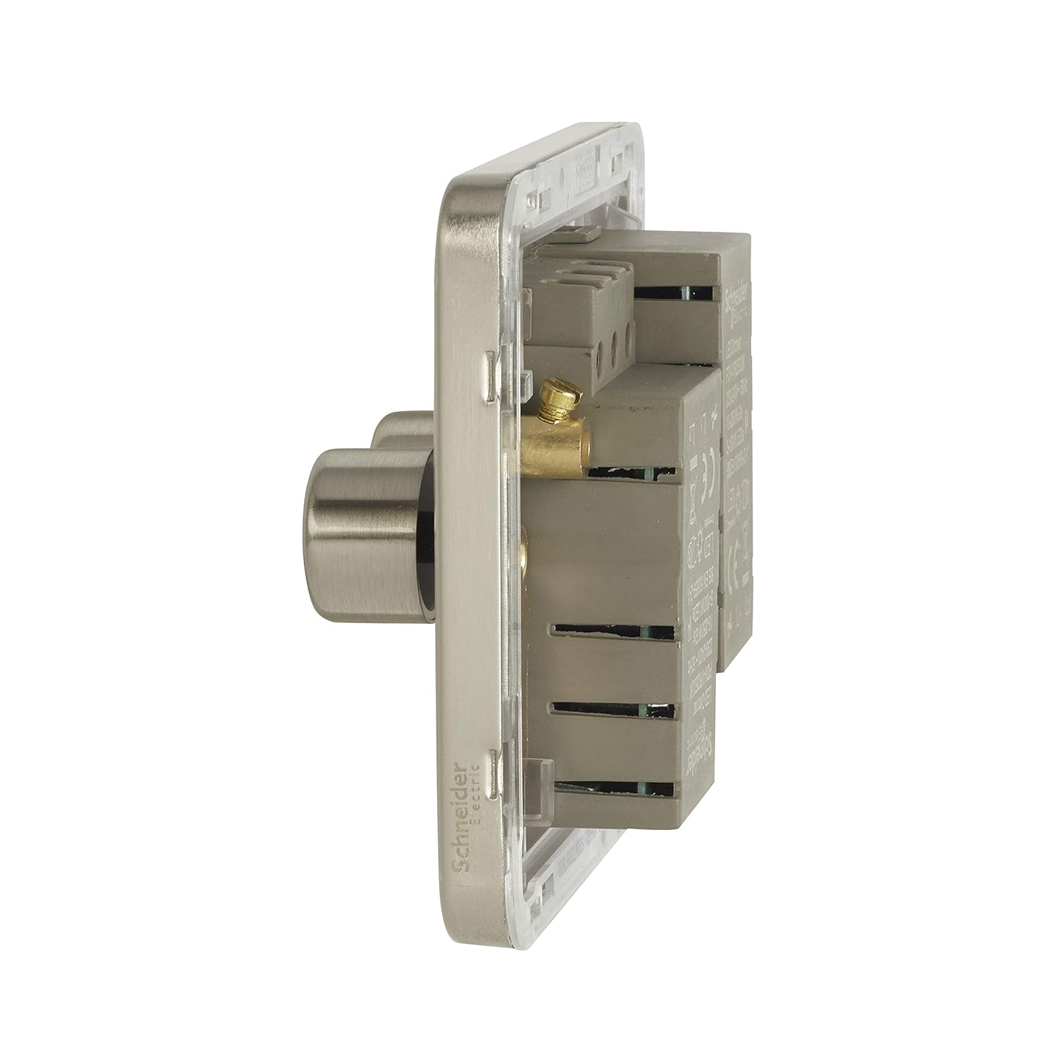 Schneider Electric Lisse Screwless Deco GGBL6022LMSSS LED Universal Dimmer 2 Gang 2 way 100W SS display pack - Image 4