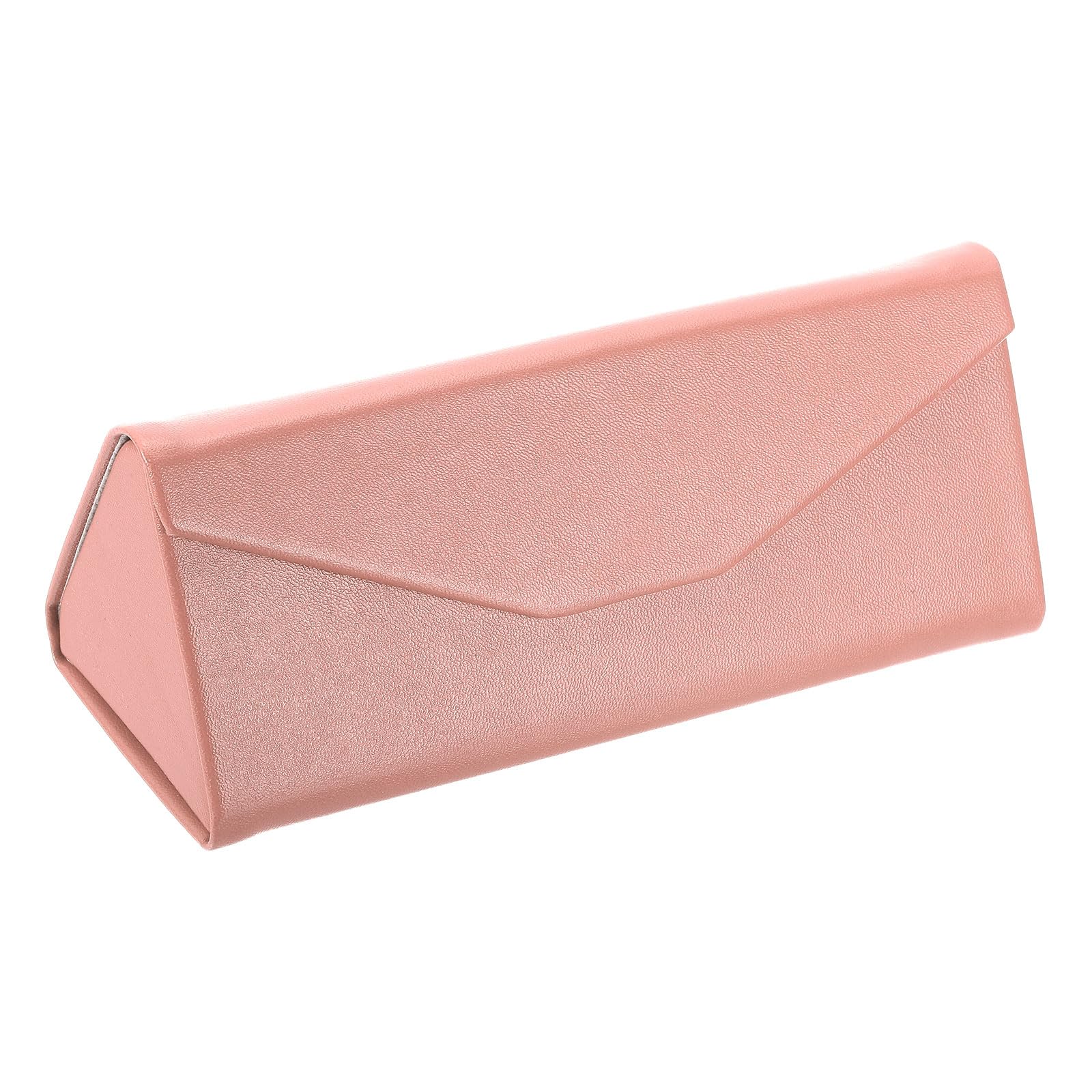 PATIKIL Foldable Glasses Case, Triangle Magnetic Sunglasses Organizer Case PU Leather Hard Eyeglass Case (1 Pcs)