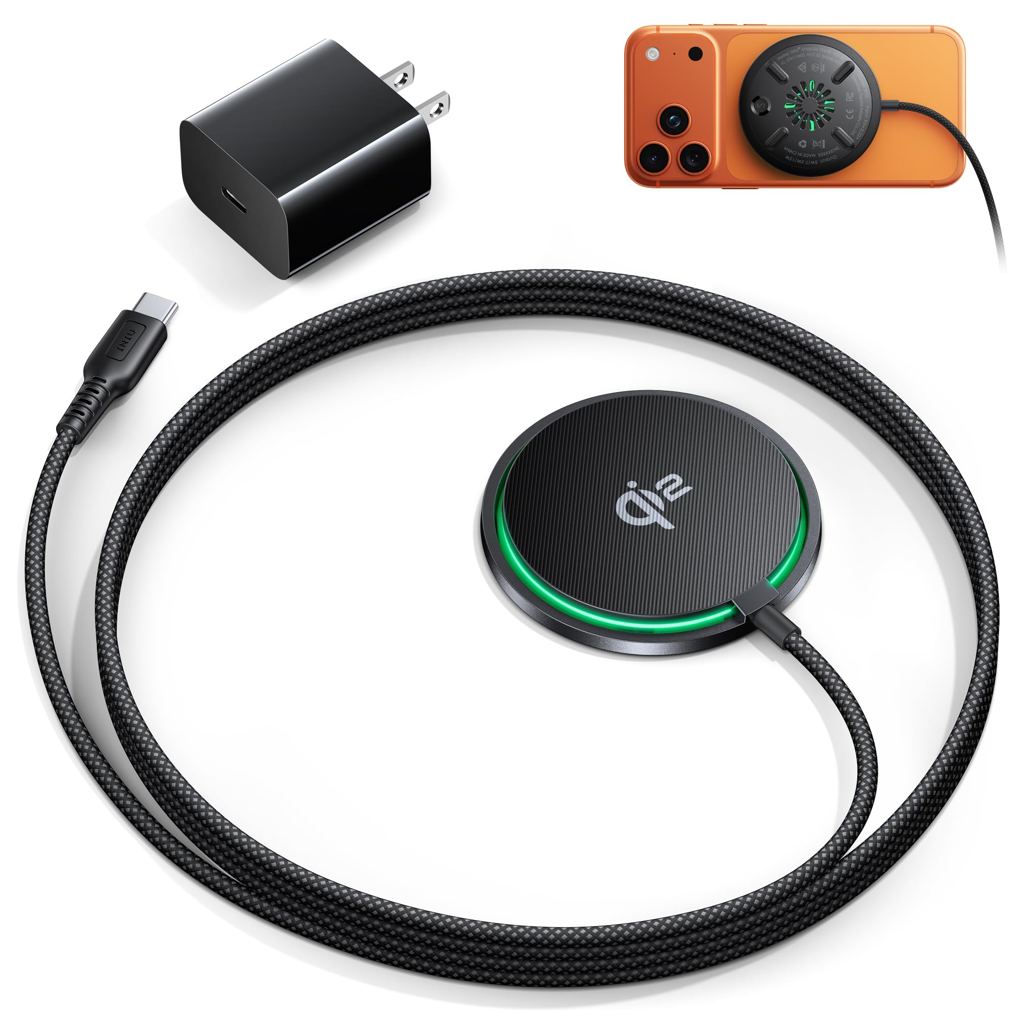 その他 THE FIRST FAN Magnetic Wireless Charger Amazon.com: INIU Magnetic Wireless Charger, Original Qi2 Certified