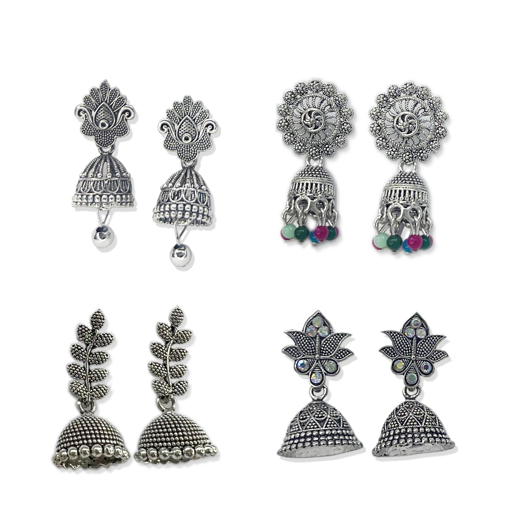 See full amazon price history chart for The Style Courtyard Elegant Oxidized Jhumka Earring Combo Of 4 Pairs : Stylish Silver Ethnic Jhumki Earrings For Women And Girls The Style Courtyard Elegant Oxidized Jhumka Earring Combo Of 4 Pairs : Stylish Silver Ethnic Jhumki Earrings For Women And Girls (B0CK8F1L67) Amazon Price History, Amazon Price Tracker