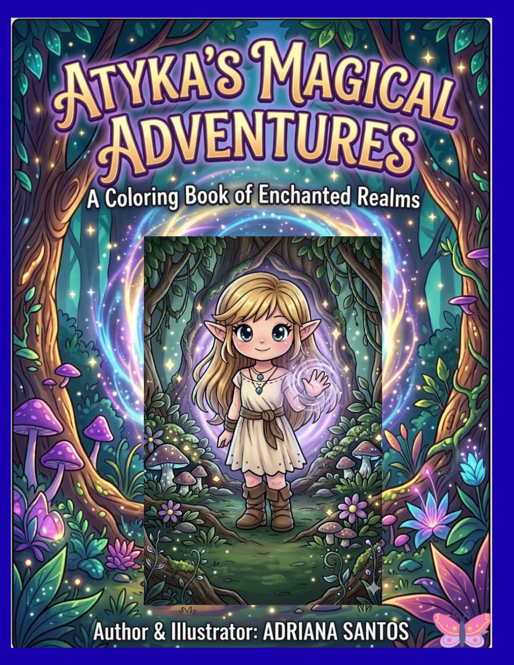 ATYKA'S MAGICAL ADVENTURE: A Coloring Book of Enchanted Realms