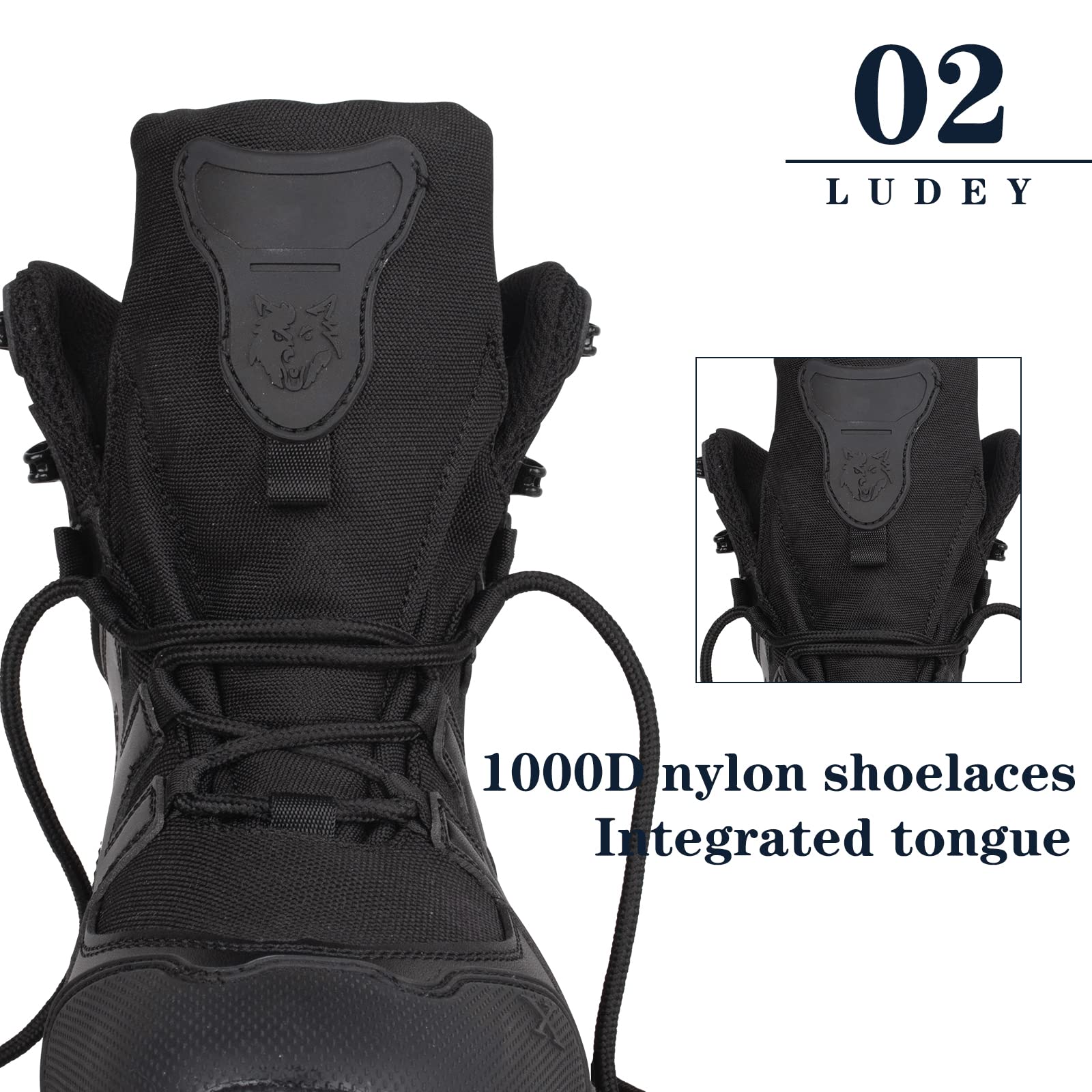 Militärstiefel Herren Einsatzstiefel Springerstiefel Bequem Kampfstiefel Tactical Schuhe Dauerhaft Wasserdichte Armeestiefel