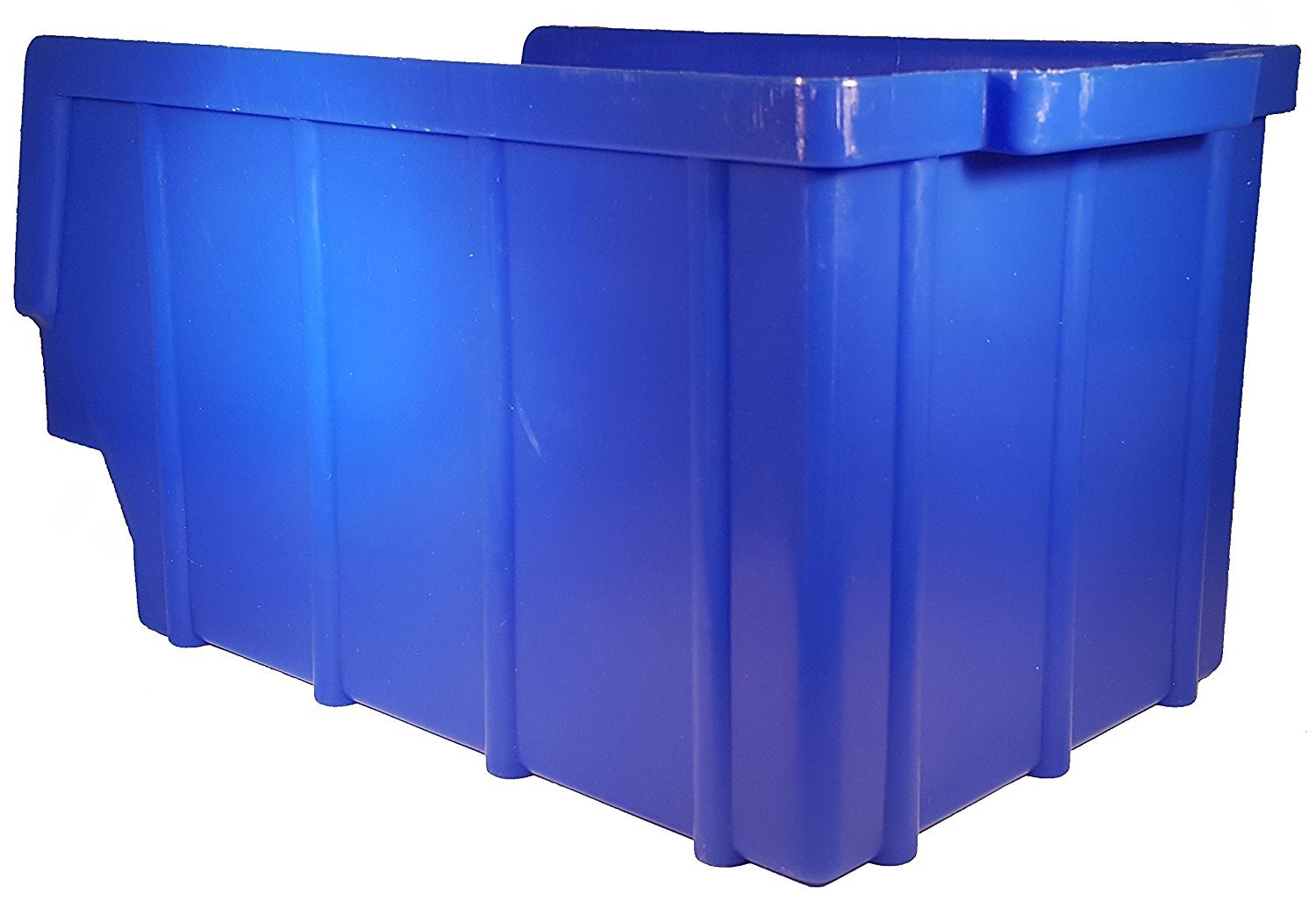 25 unidades Cajas – Color Azul – Tamaño 3 (145 x 248 x 127 mm) – Apilable/Visión estante de caja/caja/caja de almacenamiento