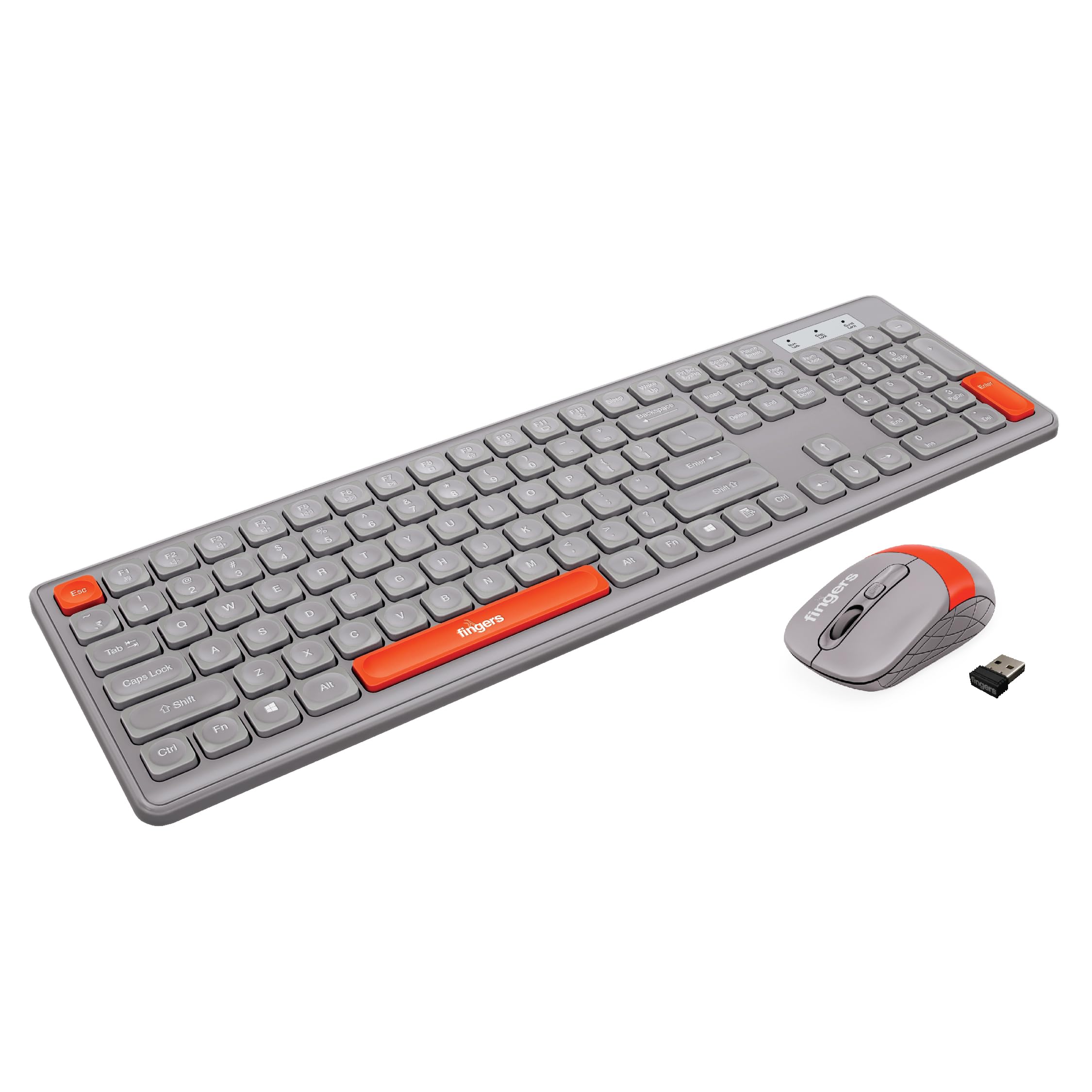 FINGERS Exquisite Combo Rangeela Series Wireless Deskset (2.4 GHz Technology with USB Nano Receiver, 12 Quick Soft-Touch Media Controls for Instant Access & Rupee Key) (B0CX93TBDQ) Amazon Price History, Amazon Price Tracker