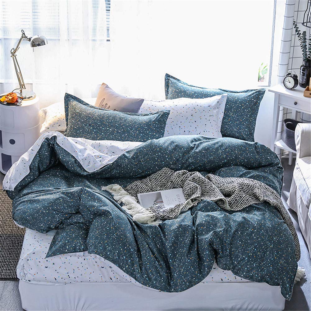 Housse de couette 200x230cm ciel étoilé avec draps et taies DOTBUY