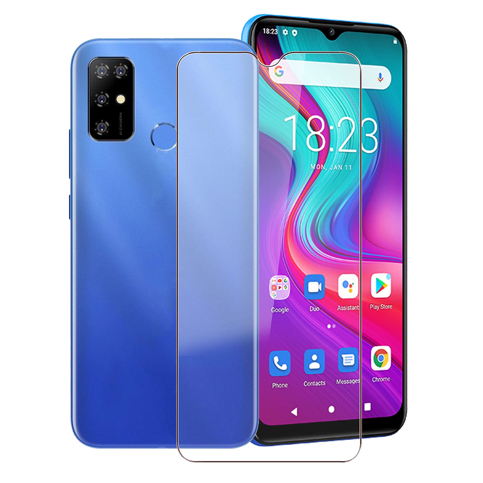 3 pezzi di vetro di protezione per Doogee N40 Pro ... – Vicedeal