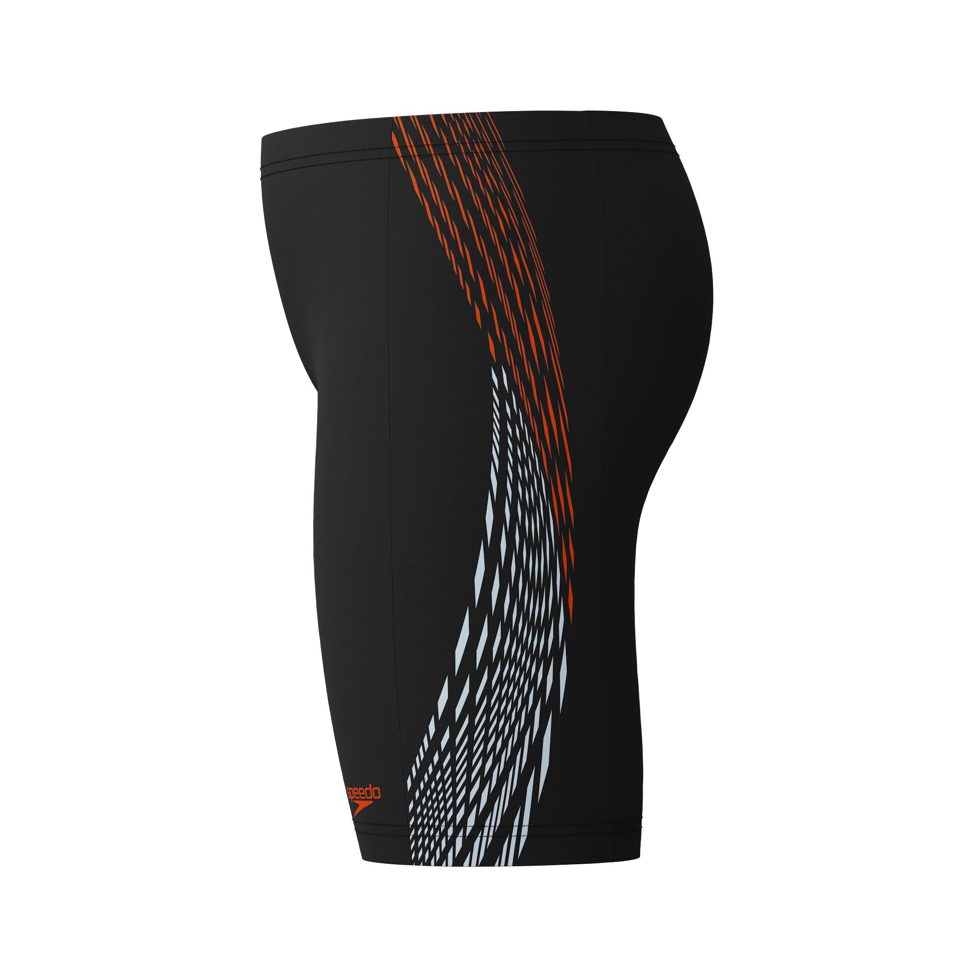 Speedo Chłopcy Plastisol Placement Jammer Kąpielówki Pływacy Czerwony Imbir