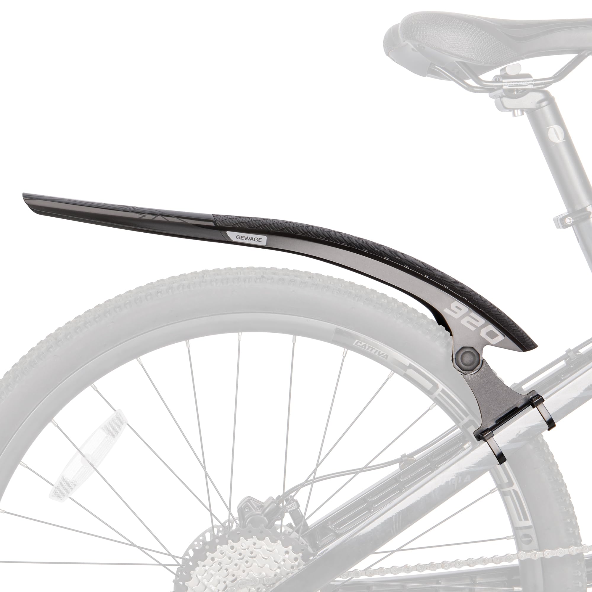 GEWAGE MTB Hinterrad Schutzblech – Fahrrad Schutzblech für Mountainbike, Mudguard MTB & Kotflügel Fahrrad, Schnellmontage, 24-29 Zoll