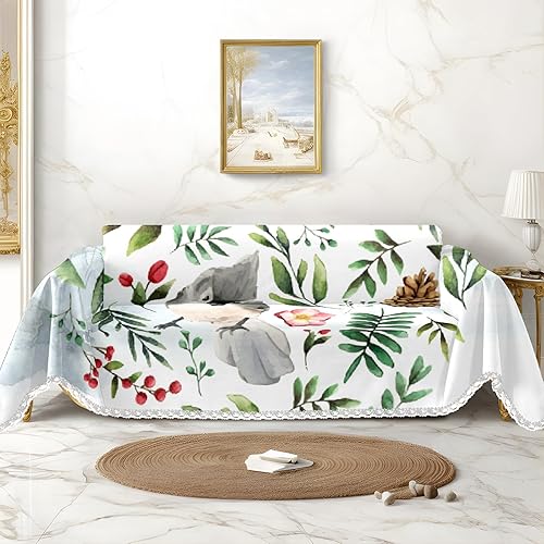 Vista 50 de Funda de sofá de acuarela de flores silvestres rosa y morada, fundas de sofá estampadas, fundas de sofá, fundas resistentes a las manchas, protector