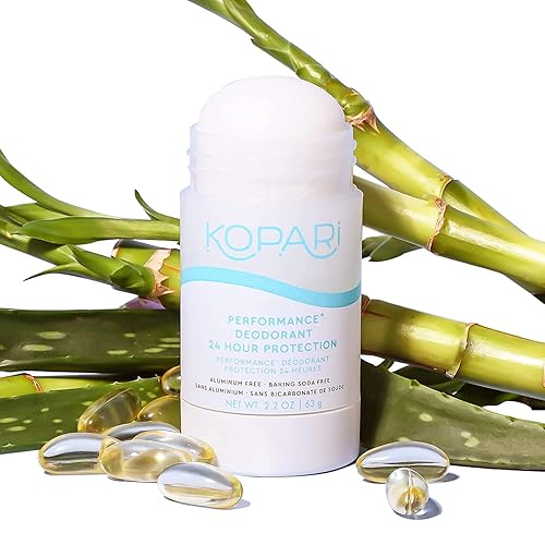 Miniatura 2 de Kopari Desodorante deportivo sin aluminio  Performance Plus 24 horas de protección contra olores Athletic Fresh Scent paquete de 2  Vegano, libre de