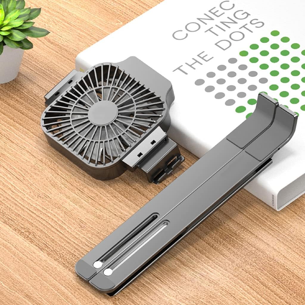 Portable Laptop Cooling Stand Fan Foldable Aluminum Alloy Notebook Cooler Pad Holder Adjustable for 17inch Tablet