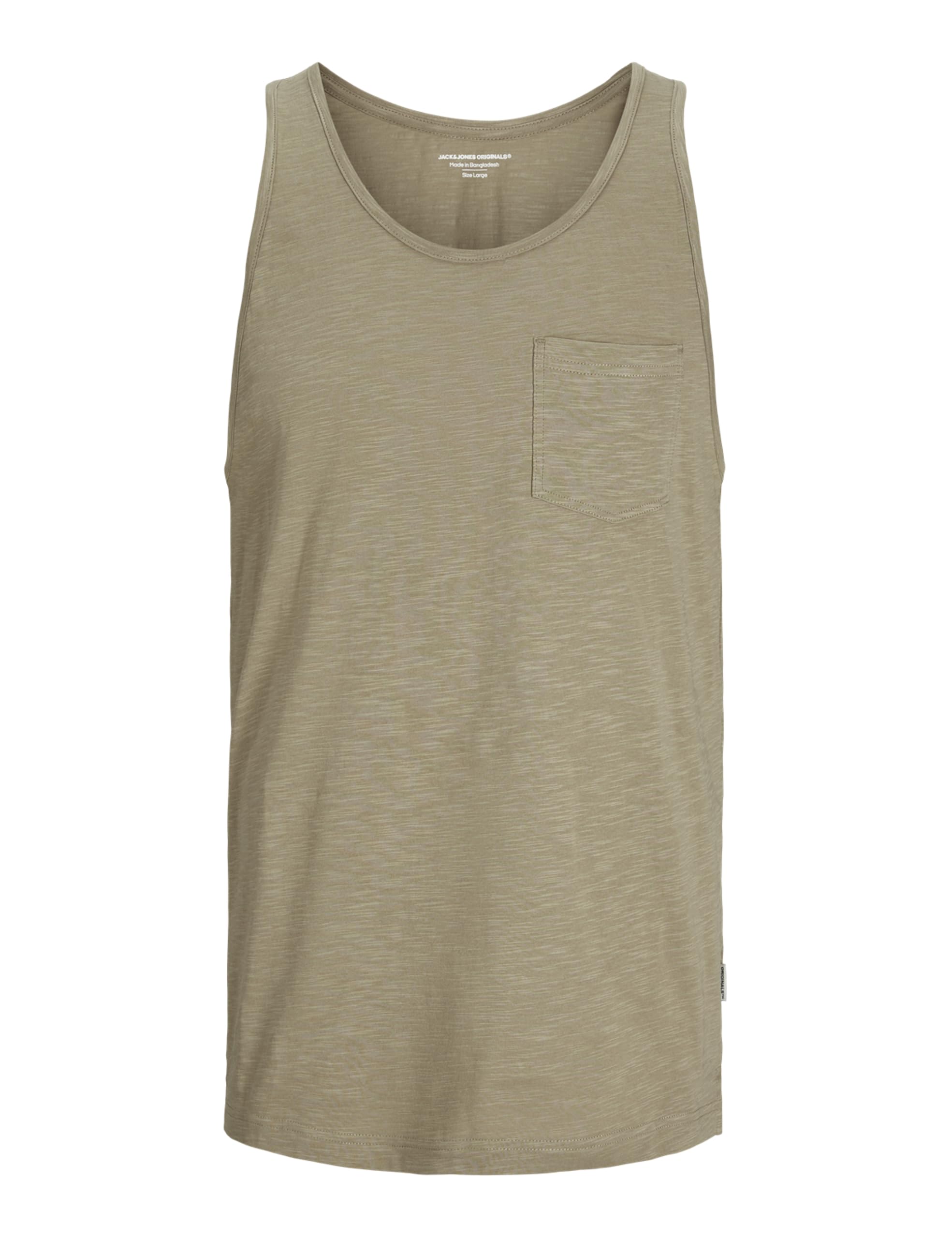 JACK & JONES Jorvarenna Slub Tank Top, Silver Sage, M