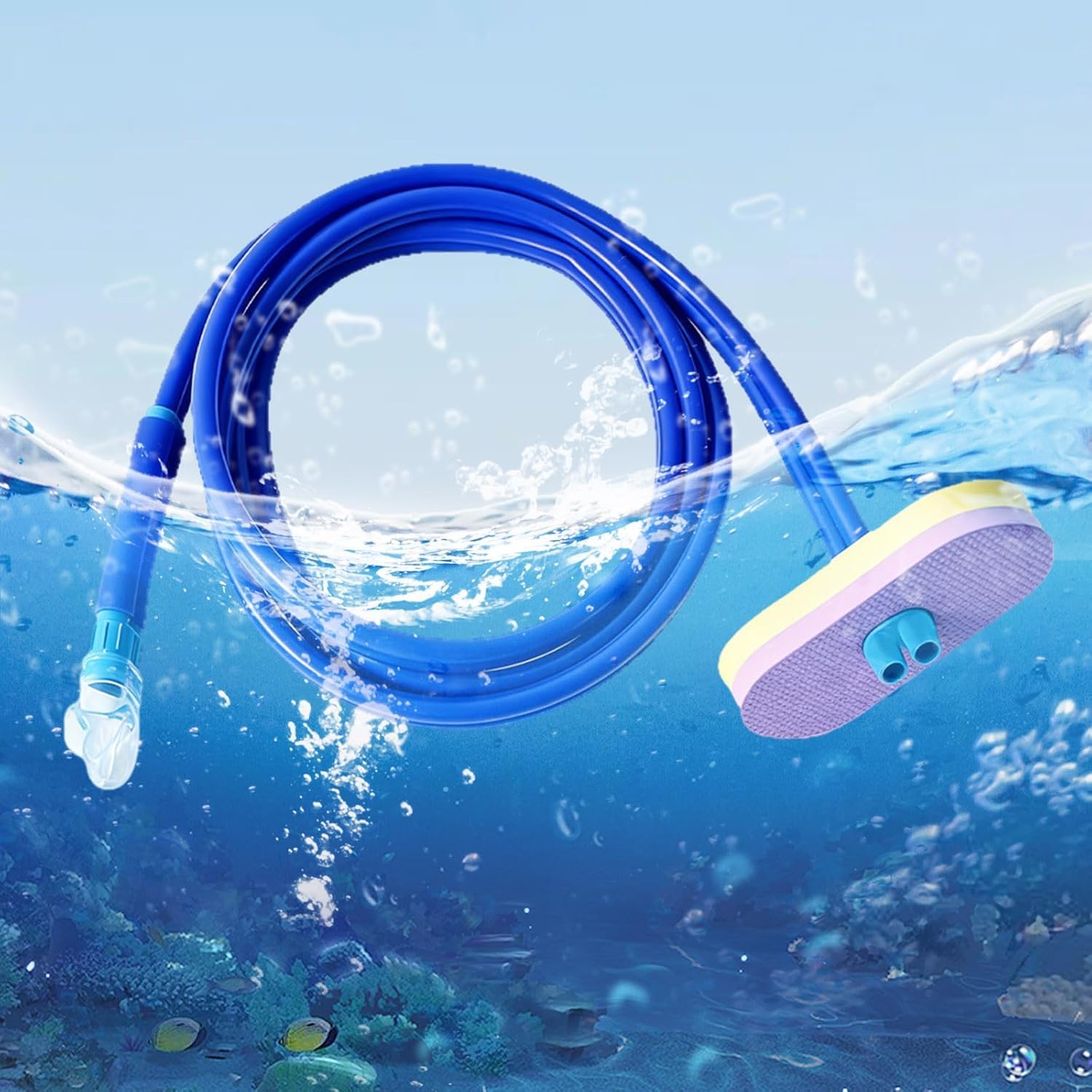 Full Dry Schnorchel Atemschlauch für Erwachsene Männer Frauen, Tauchen Schwimmen Schnorchel,für Schnorcheln Oberfläche Tauchen Camping Stream Training