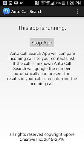 Auto Call Search