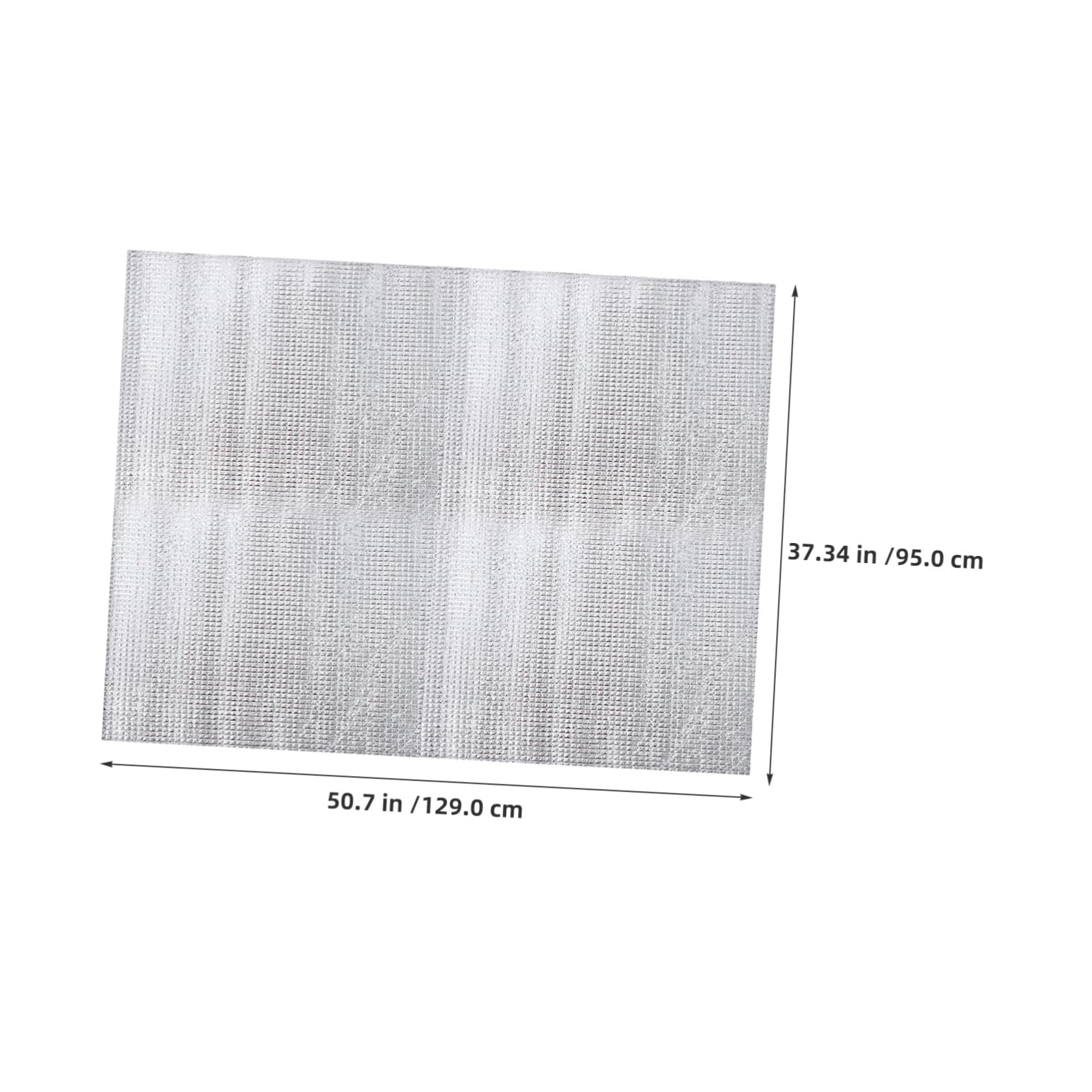 Hemobllo 2 Set Copertura Isolante per Apertura di Ventilazione Soffitta Protezione Termica Resistente per Apertura Soffitto Tenuta Ventilazione Casa Argento