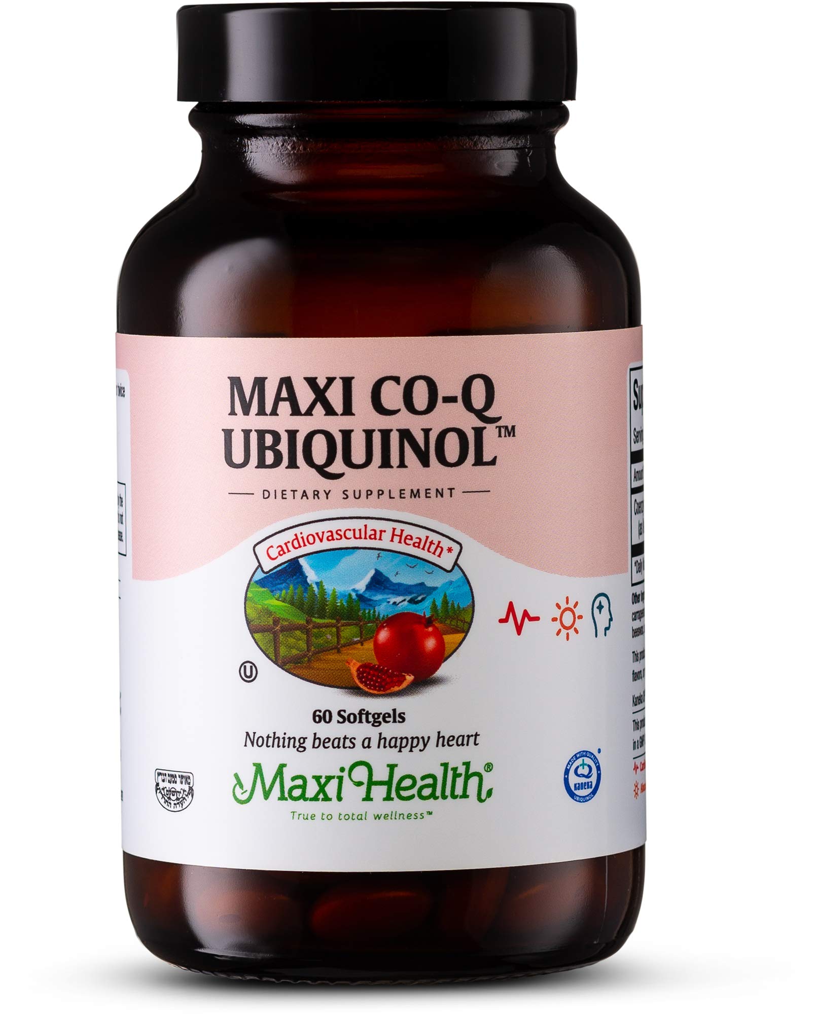 Maxi Health Coq Ubiquinol "100 mg" BioAvailable Form of Coenzyme