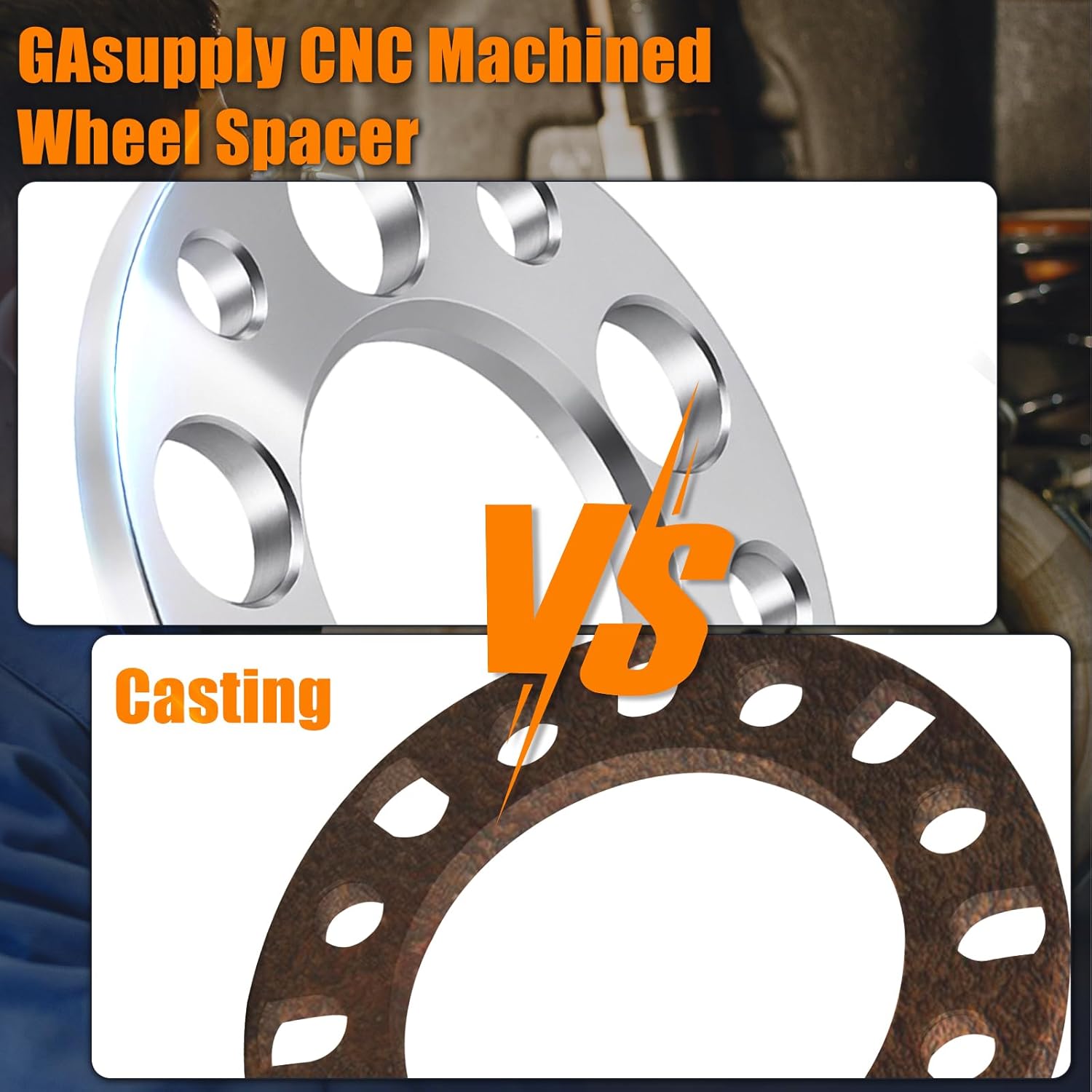GAsupply 10mm 5x120mm Wheel Spacers Fit for 128i 135i 318i 320i 325i 328i 335i M3 428i 435i M4 525i 528i 530i 535i M5 Z3 Z4 640i 645ci E36 E46 E90 E92 E93 F10 F30, 72.56mm Hub Bore Forged Spacer, 2PCS