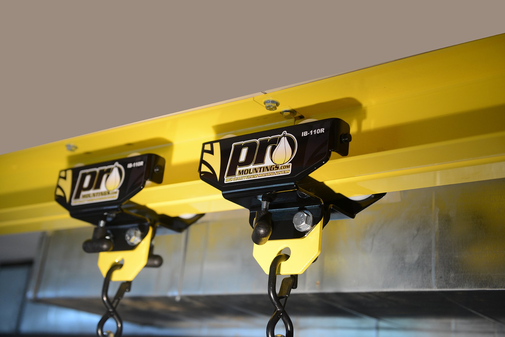 Pro Mountings I Beam Roller Mounting for Heavy Bag 7" to 9" Wide I