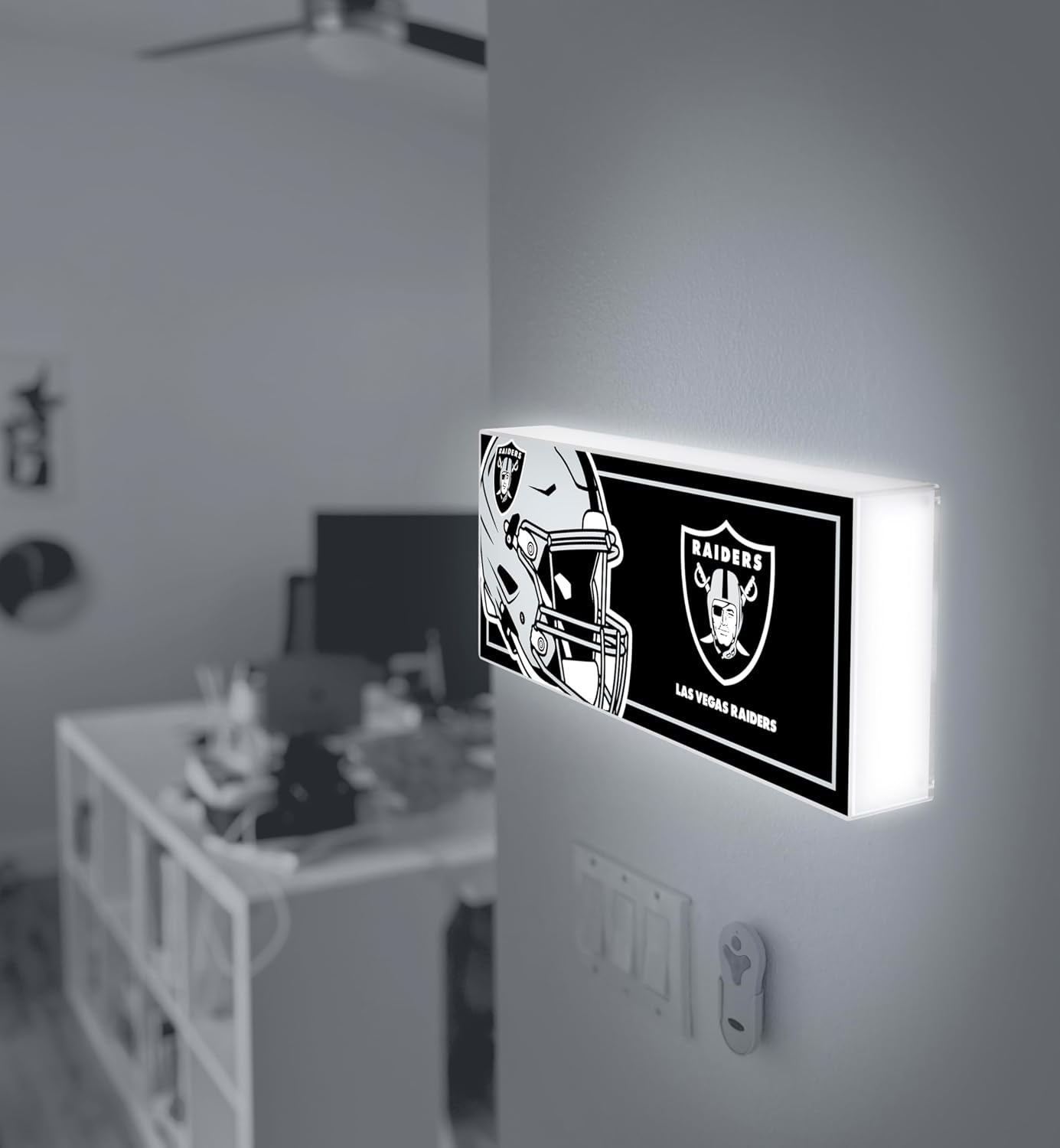 SOAR NFL LED Ambience Light Box: Elevate Your Space with Officially Licensed Wall Décor image 5