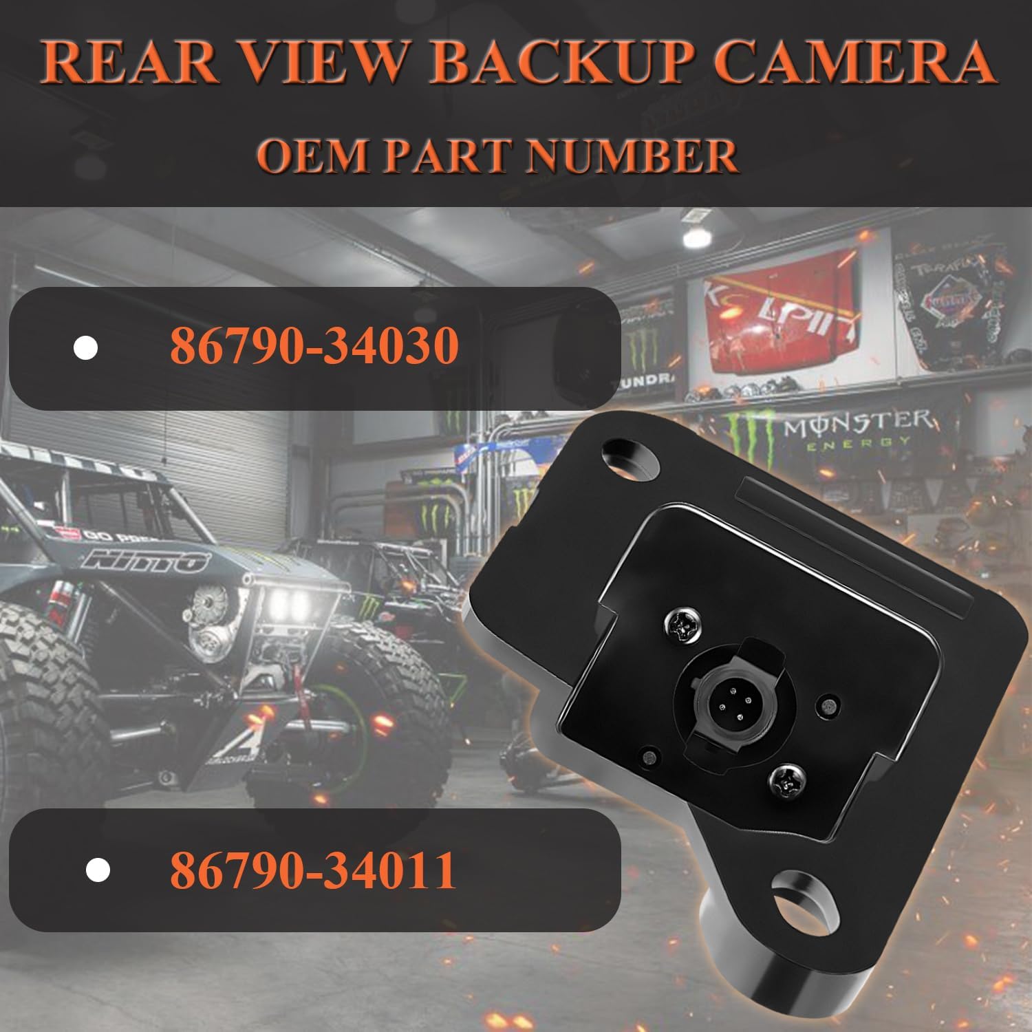 Car Rear View Back up Camera HD Fit for Toyota Tundra 2007 2008 2009 2010 2011 2012 2013, Park Assist Backup Camera Safety w/Reverse Trajectory Replace OEM# 86790-34030, 86790-340110