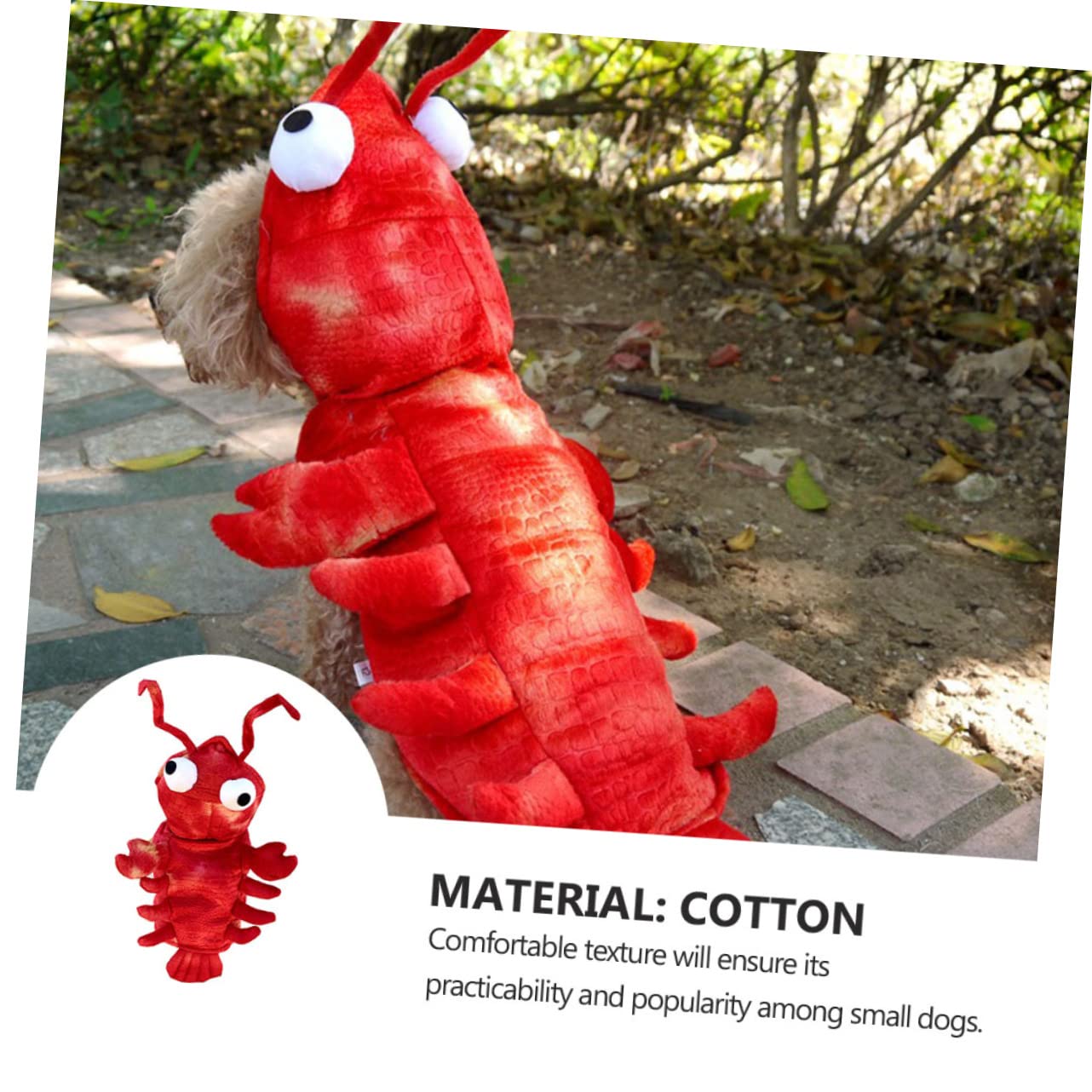Beavorty 3 Pezzi Di Costumi Di Halloween Per Cani Pet Lobster Cotton Per Occasioni Speciali E Sessioni Fotografiche