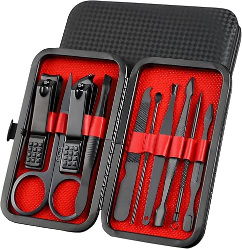 Nail Clippers Set, 10 PCS Professional Manicure Set and Pedicure