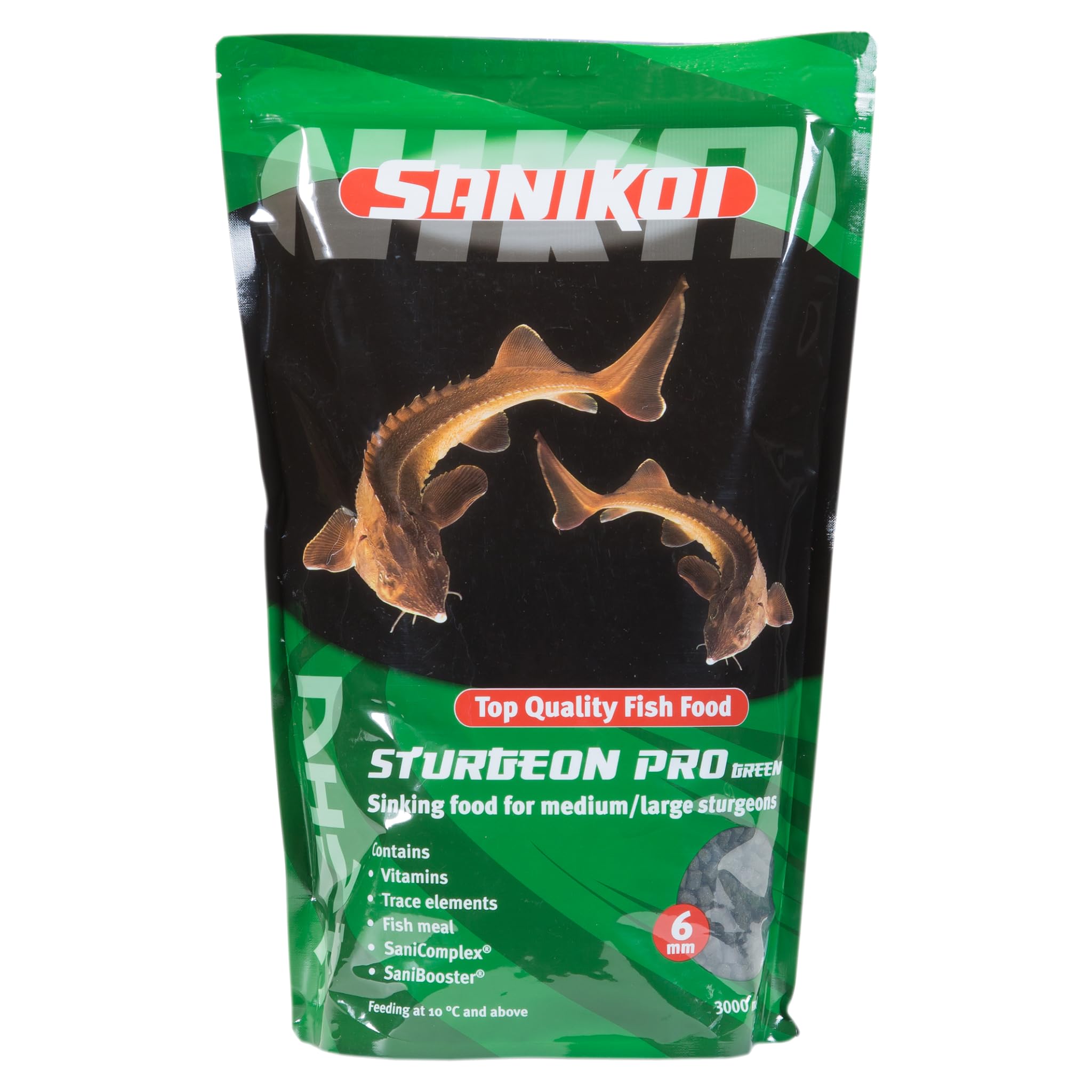 Comida para esturiones, Pro 10 litros, marca Sanikoi