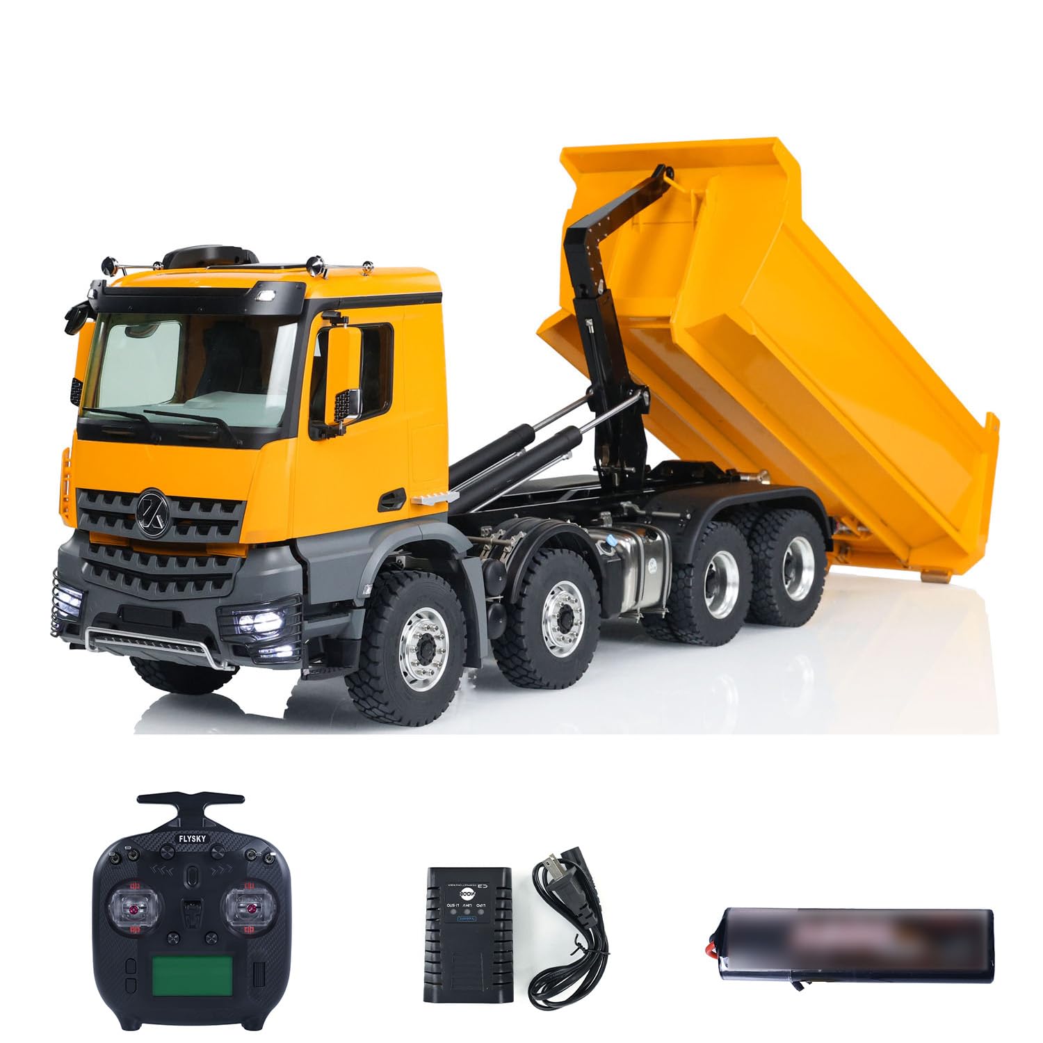 TOUCAN RC HOBBY Kabolite 1 14 K3366 RC Hydraulic Tipper Car 8X8 Radio Control Dumper Truck Model for