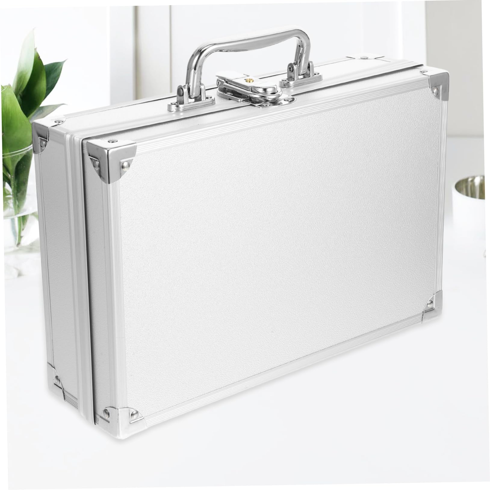 Mipcase Valigetta in Lega di Alluminio Argento con Multifunzionale Organizzazione Utensili e Versatile Utilizzo per Cantieri e Ufficio Colore Casuale