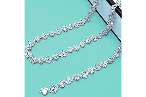 Glamorous Embellishment with Detachable Dress Straps