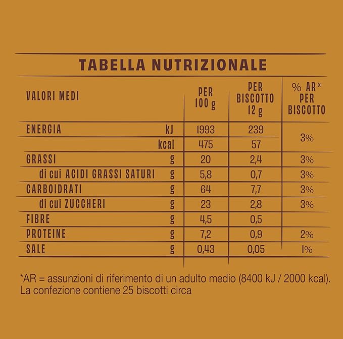 Pavesi Biscotti Frollini Gocciole Caramel 300 g miniatura 2