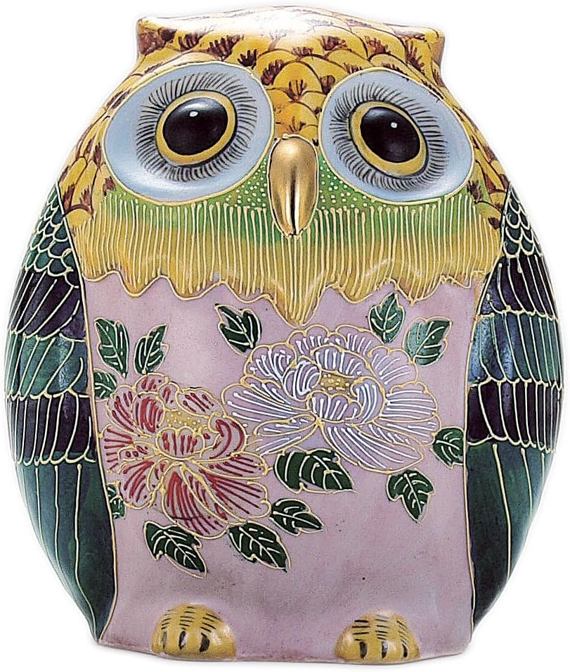 Kutani Owl ( Owl ) Sheng 6.5 No. boxed N74-13