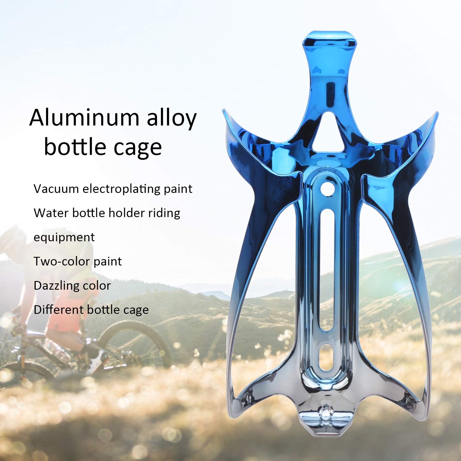 Porte-bouteille ajustable en alliage d'aluminium pour vélo, support