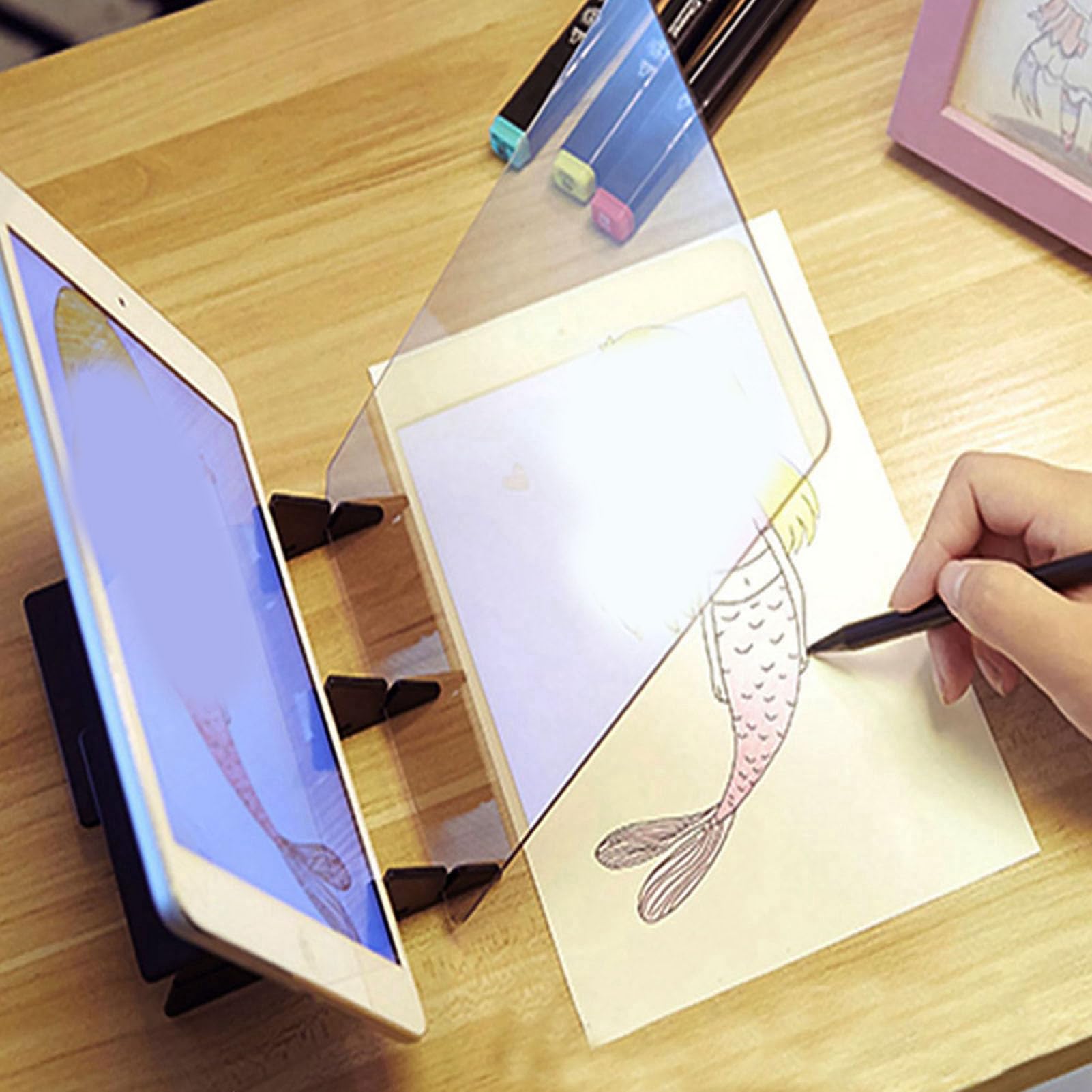 Optical Drawing Projector, Optical Image Drawing Drawing Tool Tracing Board Diy Sketch Painting Table Desk Tools