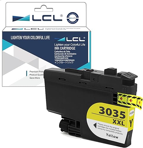 Miniatura 9 de LCL Cartucho de tinta compatible con pigmento de repuesto para Brother LC3035 XXL LC3035XXL LC3035BK MFC-J995DW MFC-J995DW XL (1 paquete de tinta