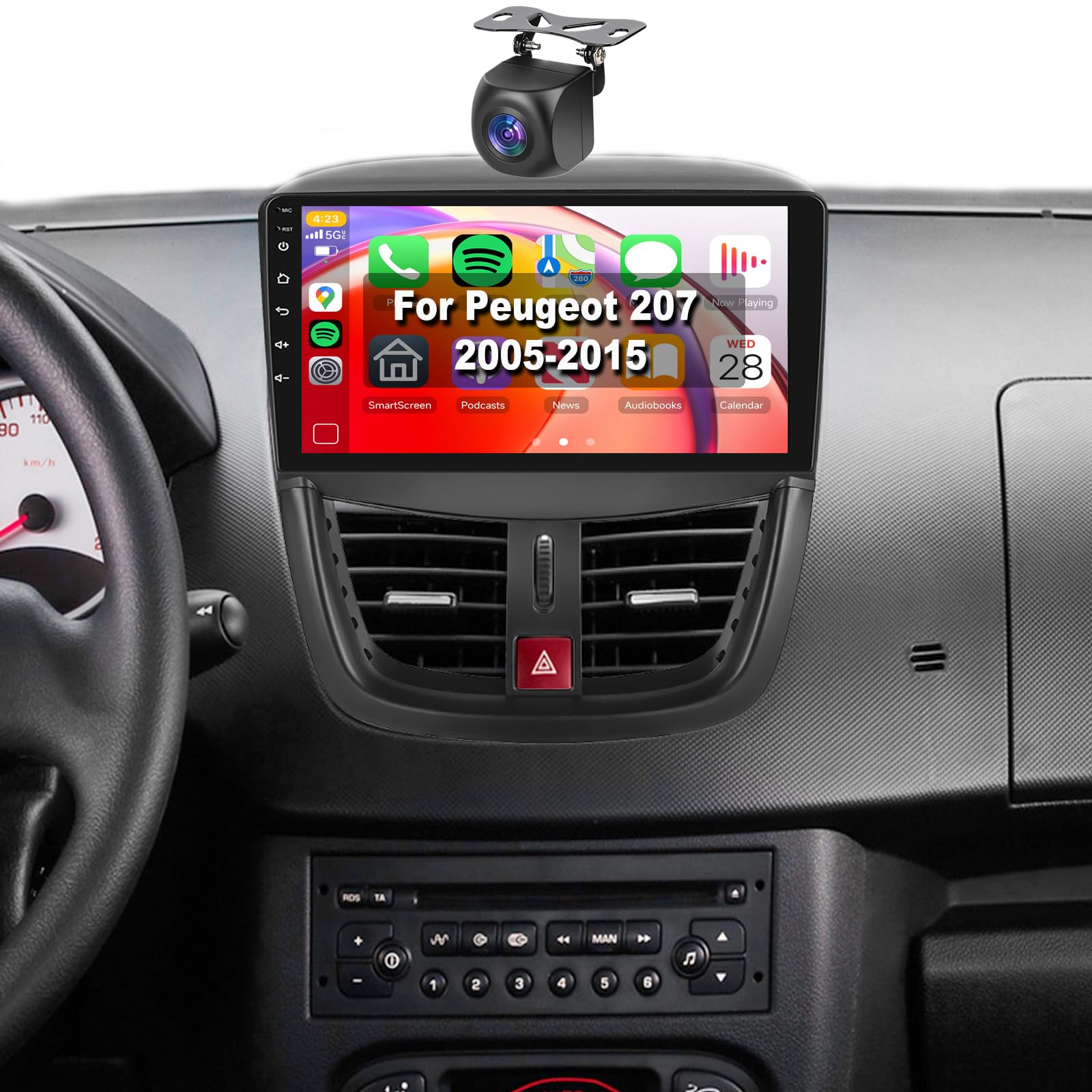 AWESAFE Autoradio 4G Android 13 4Go+64Go Pour Opel, 7 Pouces Écran Avec