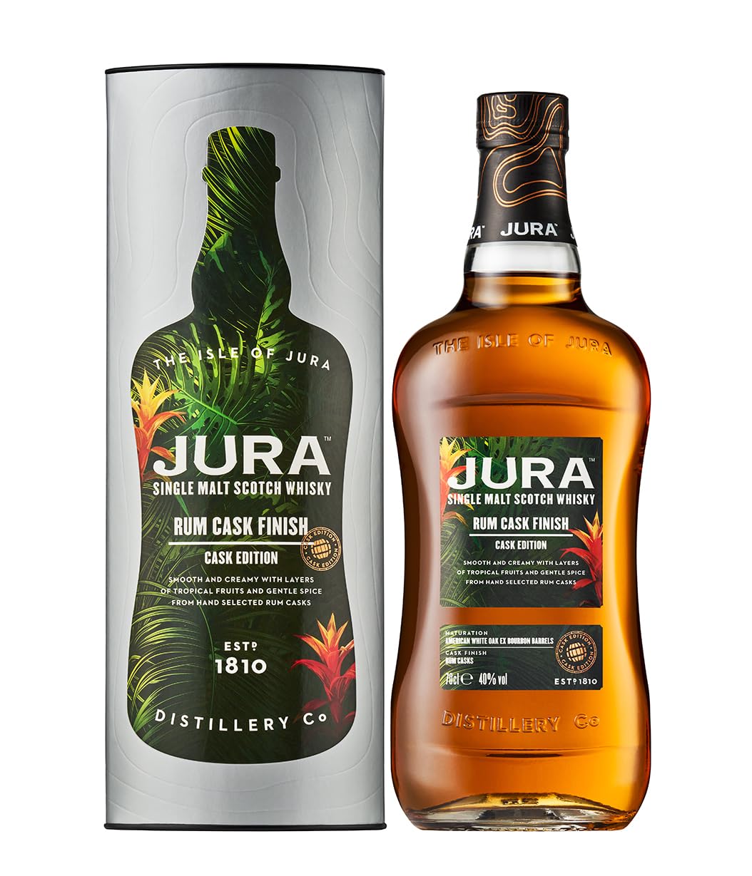 JURA Rum Cask Finish Single Malt Whisky, 0,7l