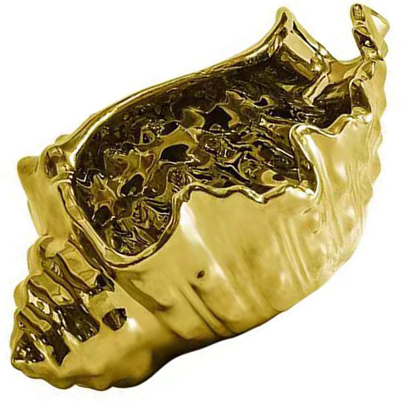 FackLOxc Ceramic Jewelry Display Conch Pattern Decorative Storage Accessory for Necklaces Bracelets Stylish Conch Shaped Accessories Tray