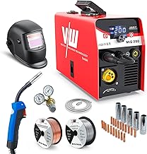 VECTOR WELDING MIG 200A Kit de soudage combiné avec MCU, IGBT et affichage numérique (30-200A) pour soudage par fil de remplissage/électrodes avec et sans gaz