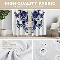 Vista 995 de Cenefas de cocina modernas con patrón de cobre marrón dorado para ventanas, cenefas opacas abstractas de marcas de arañazos y cortinas opacas