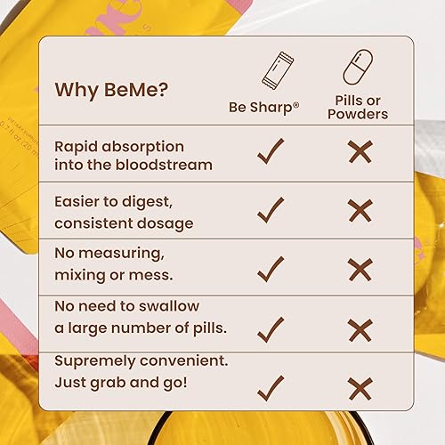 Miniatura 6 de BeSharp Vegan Omega 3 Liquid Shot. 85% más fuerte que el aceite de pescado. Enfoque mejorado + memoria + salud cerebral y cardíaca  30 prácticos