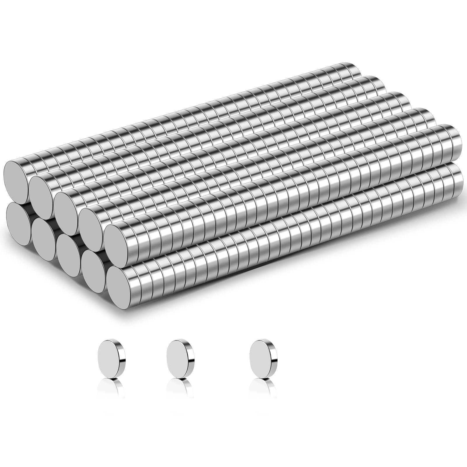 TRYMAG Small Neodymium Magnets, 200Pcs Round Rare Earth Magnet 8x3mm — Amazon image 6