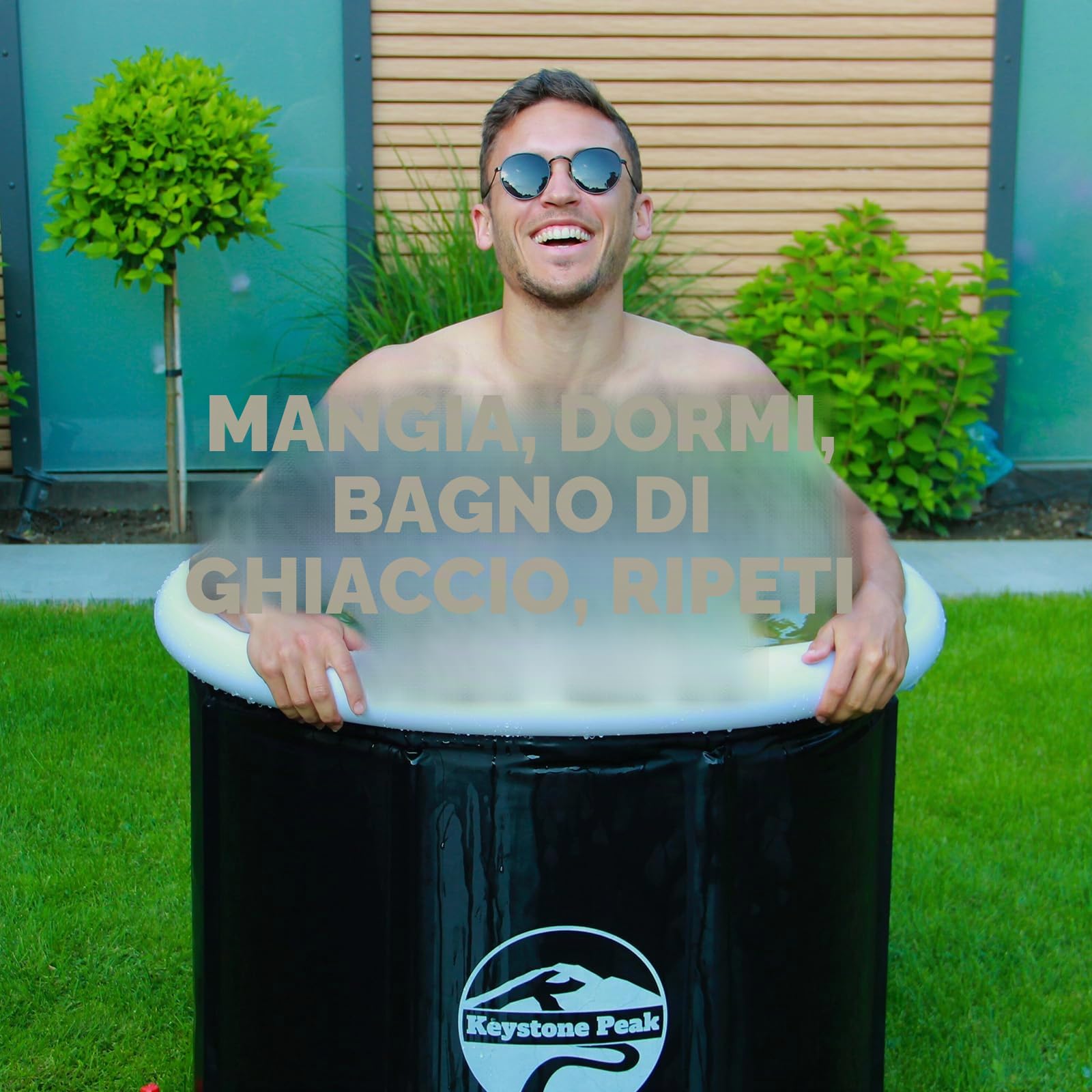 Ice Bath - NUOVO - Potenzia il tuo sistema immunitario e migliora il recupero + Vasca per immersioni fredde + Vasca portatile per Atleti e Forze Speciali + Cold Water Therapy