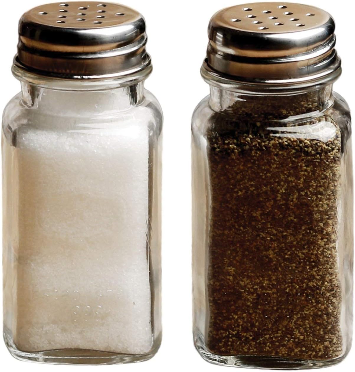 Exclusive Circleware Yorkshire Salt and Pepper Shakers, 2-Piece Set, Home and Kitchen Utensils, 2.85 oz, Plain